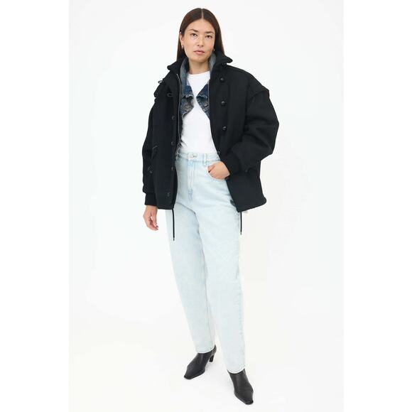 Isabel Marant Étoile Corsysr High Waist Jeans Tapered Denim - Picture 1 of 8